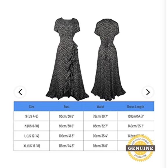 Free People - Lost + Wander Araceli Wrap Maxi Dress size SP - Picture 13 of 15